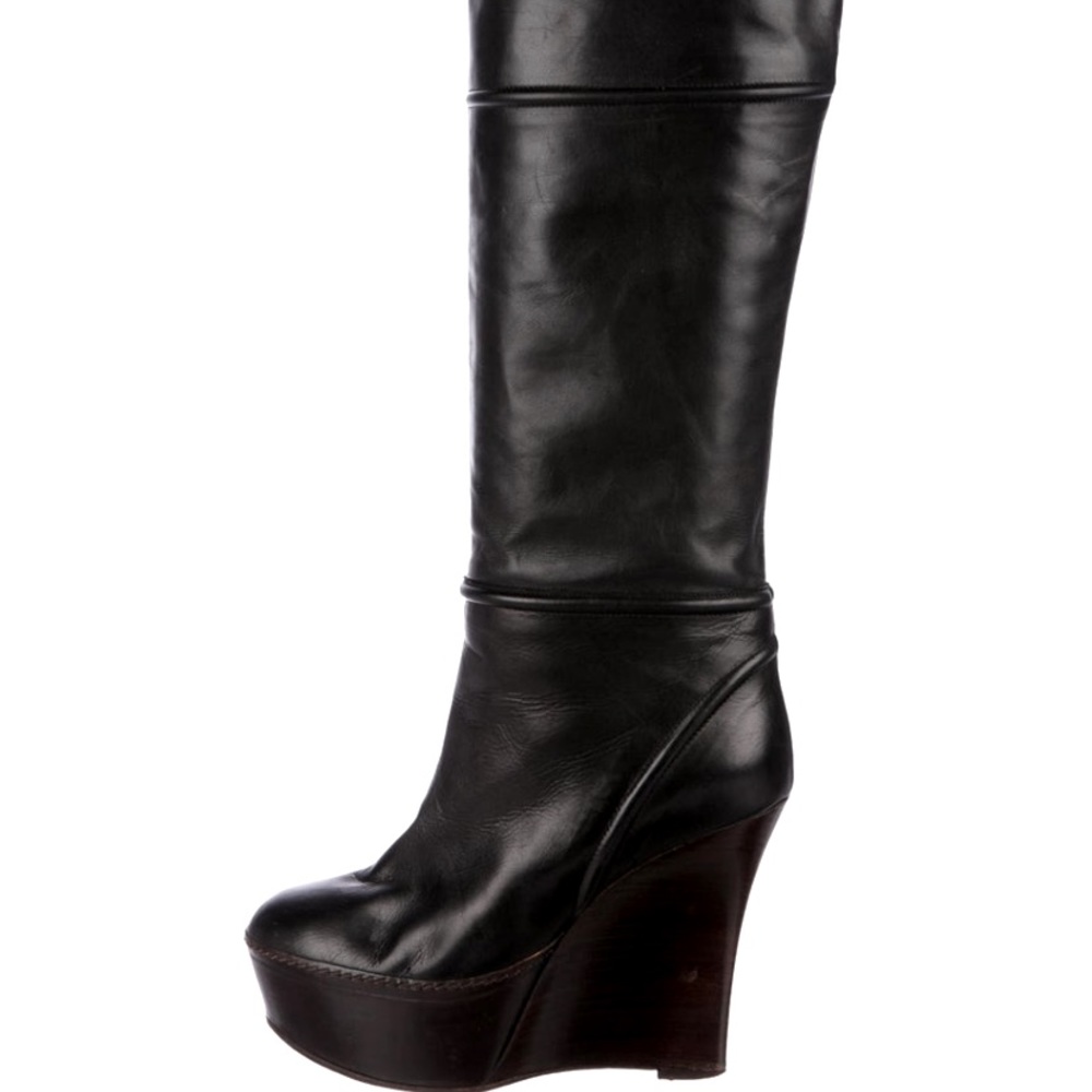 Marni black boots, wedges- 7.5